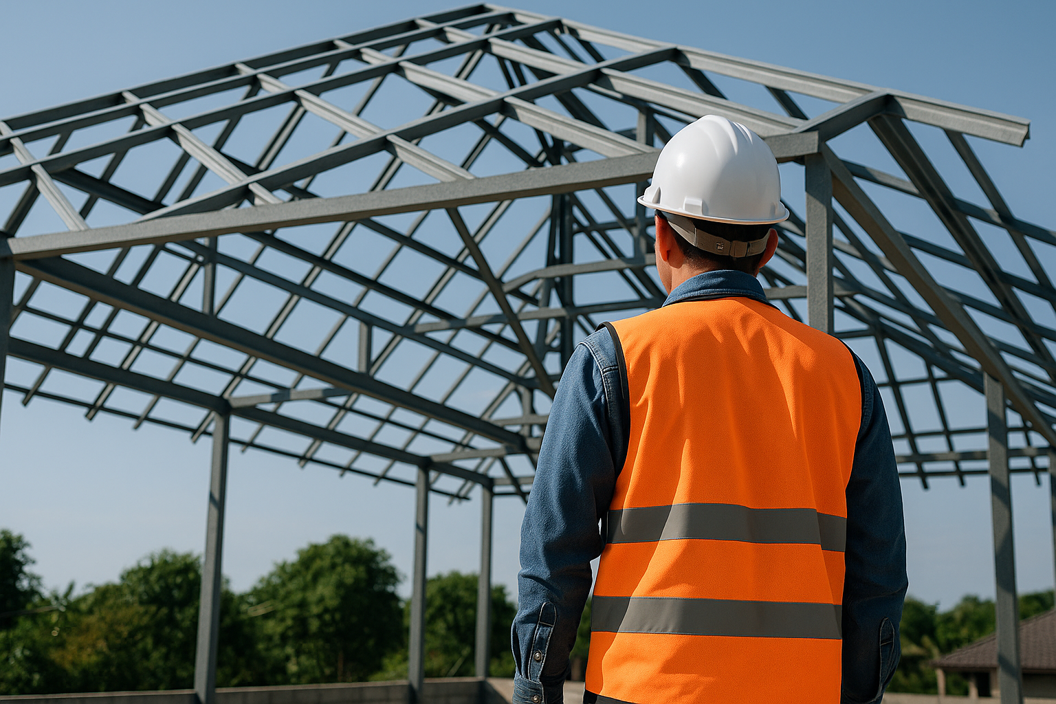Çelik çatı projeleri – Güzel Çelik Yapı mühendislik ve montaj görseli